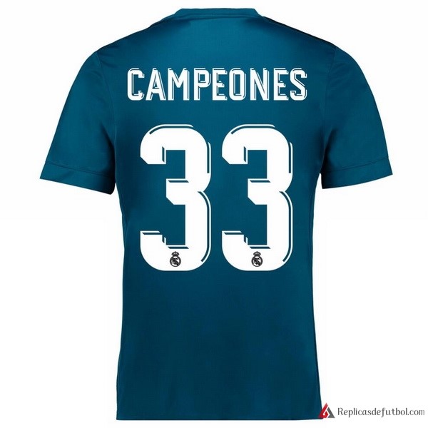 Camiseta Real Madrid Tercera equipación Campeones 2017-2018